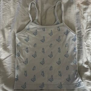 Butterfly Print Tank Top